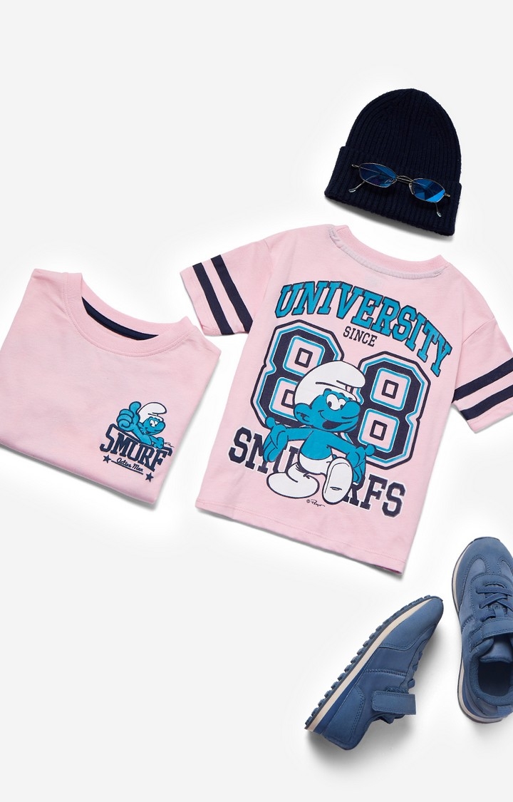 Girls The Smurfs 88 Cotton T-Shirts