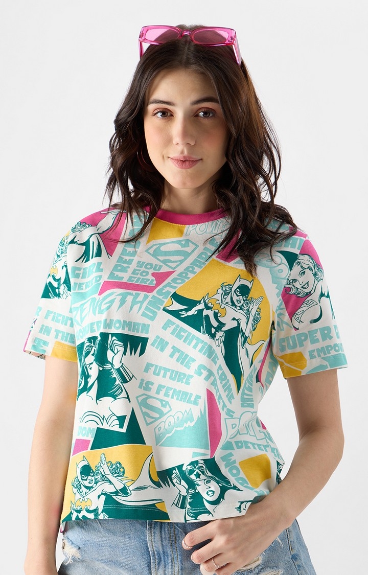The Souled Store | Women's DC: Girl Power Women's T-Shirt