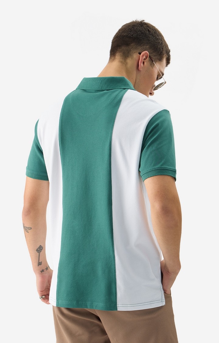 Men's Hulk Logo Zipper Polo T-Shirt