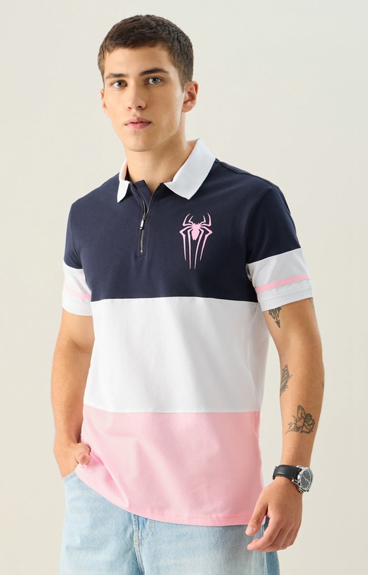 The Souled Store | Men's Spider-Man Polo T-Shirt