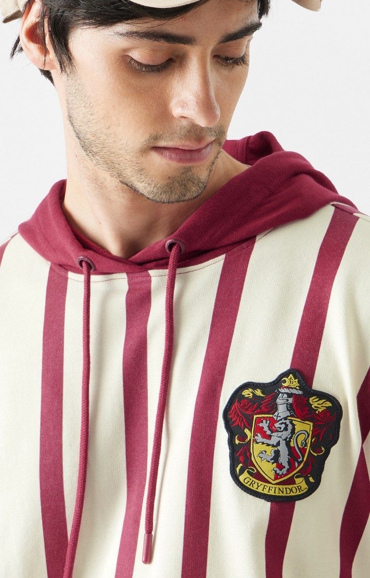 Men's Harry Potter: Gryffindor Rugby Set Hooded T-Shirt