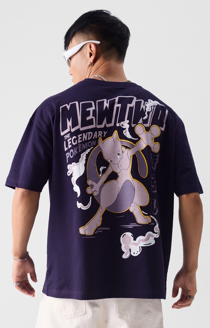 Men's Official Pokemon Mewtwo Oversized T-Shirts