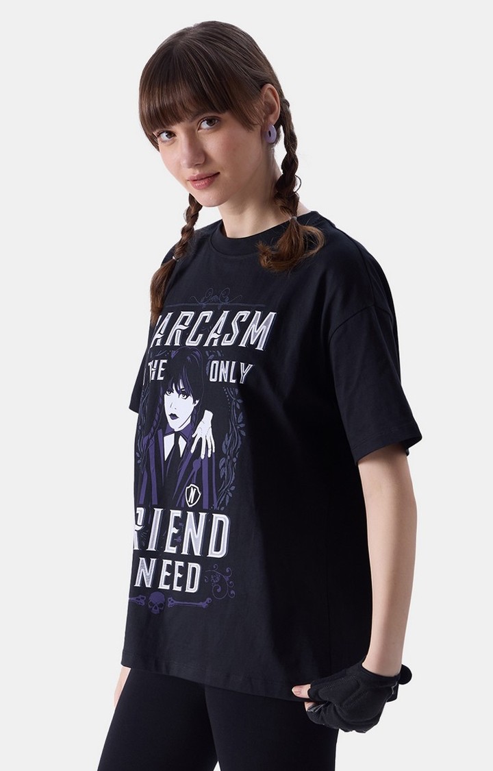 Women's Official Wednesday Sarcasm Oversized T-Shirts
