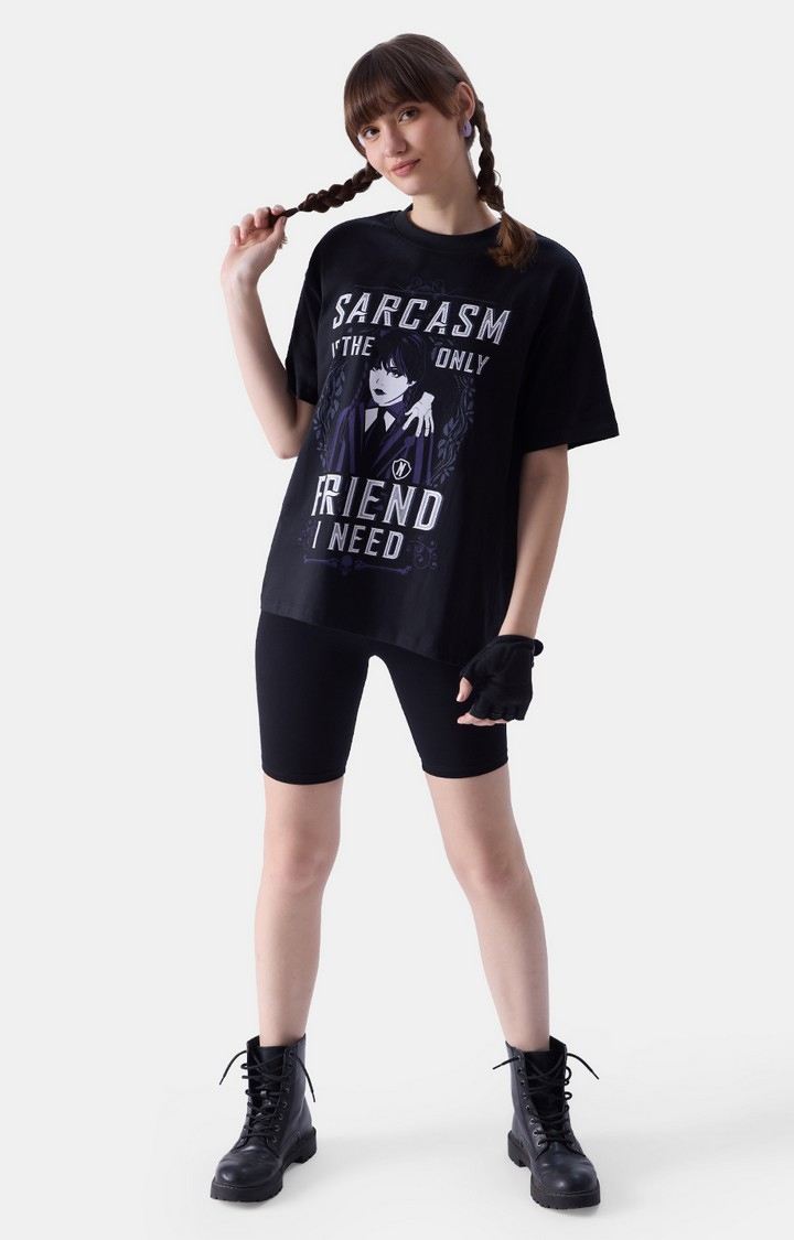 Women's Official Wednesday Sarcasm Oversized T-Shirts