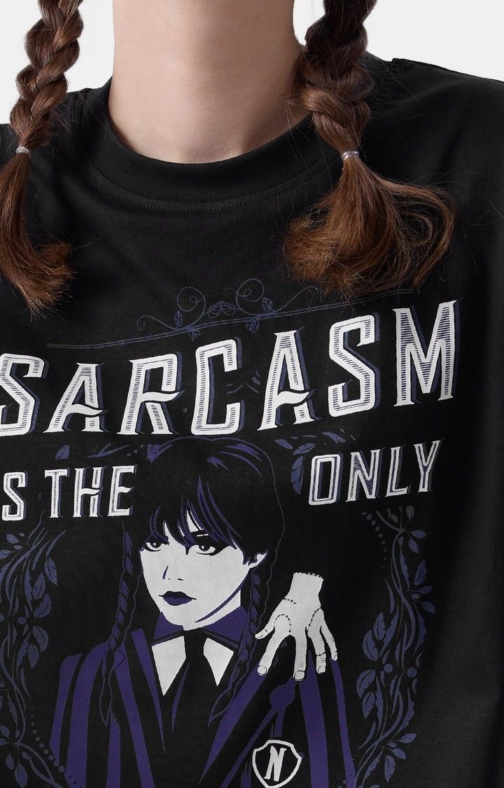 Women's Official Wednesday Sarcasm Oversized T-Shirts