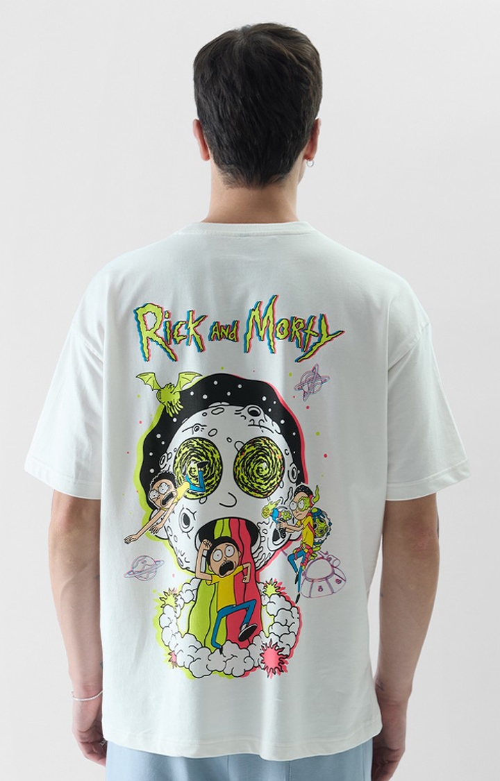 Men's Official Rick And Morty Morty Universe Oversized T-Shirts