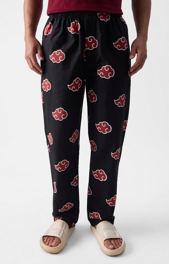Men s Official Naruto Akatsuki Pattern Pyjamas