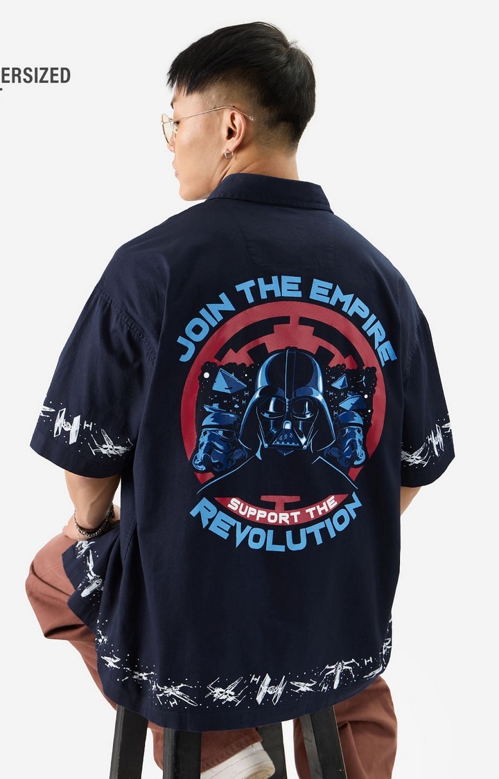 The Souled Store | Men's Star Wars: Join The Empire Oversized Shirts