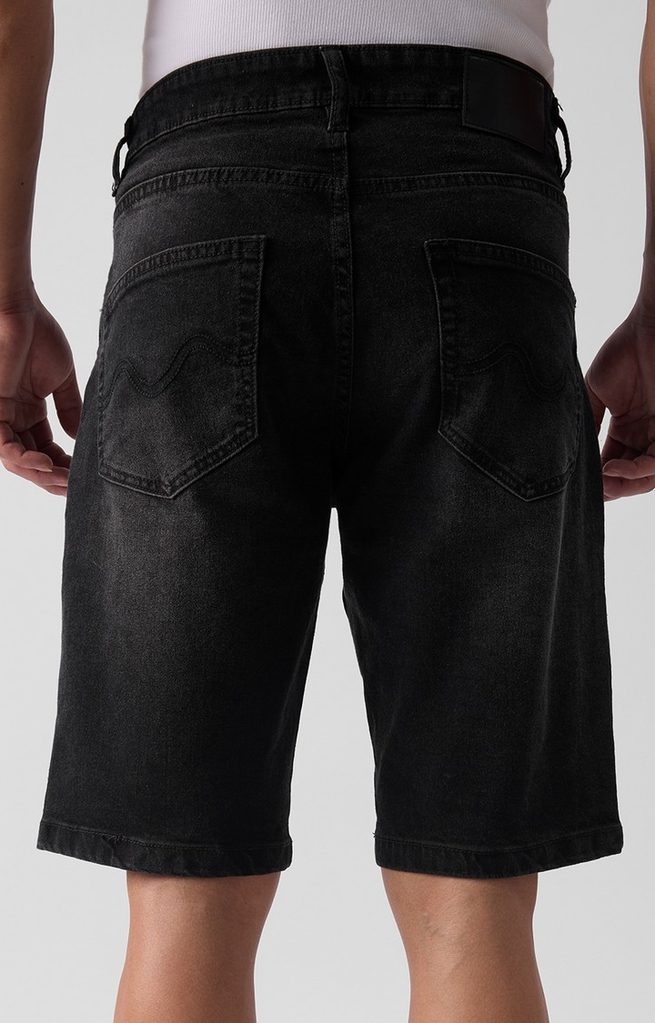 Men's  Original Solids: Carbon Black Denim Shorts