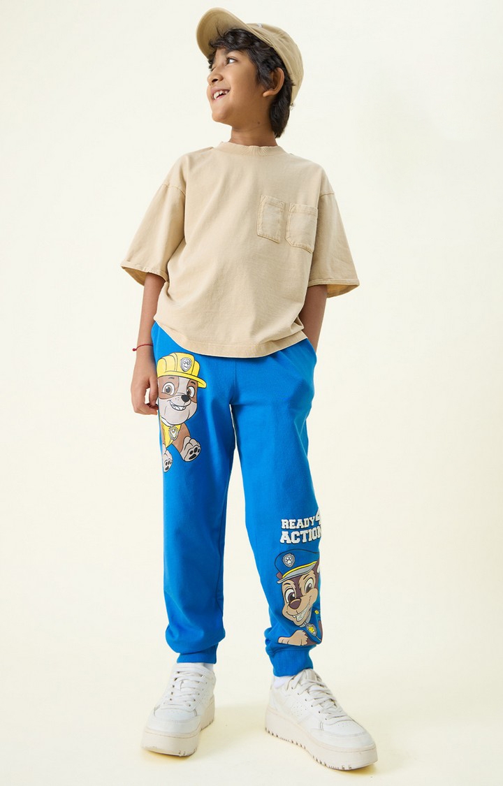 Boys PAW Patrol: Chase and Rubble Cotton Joggers