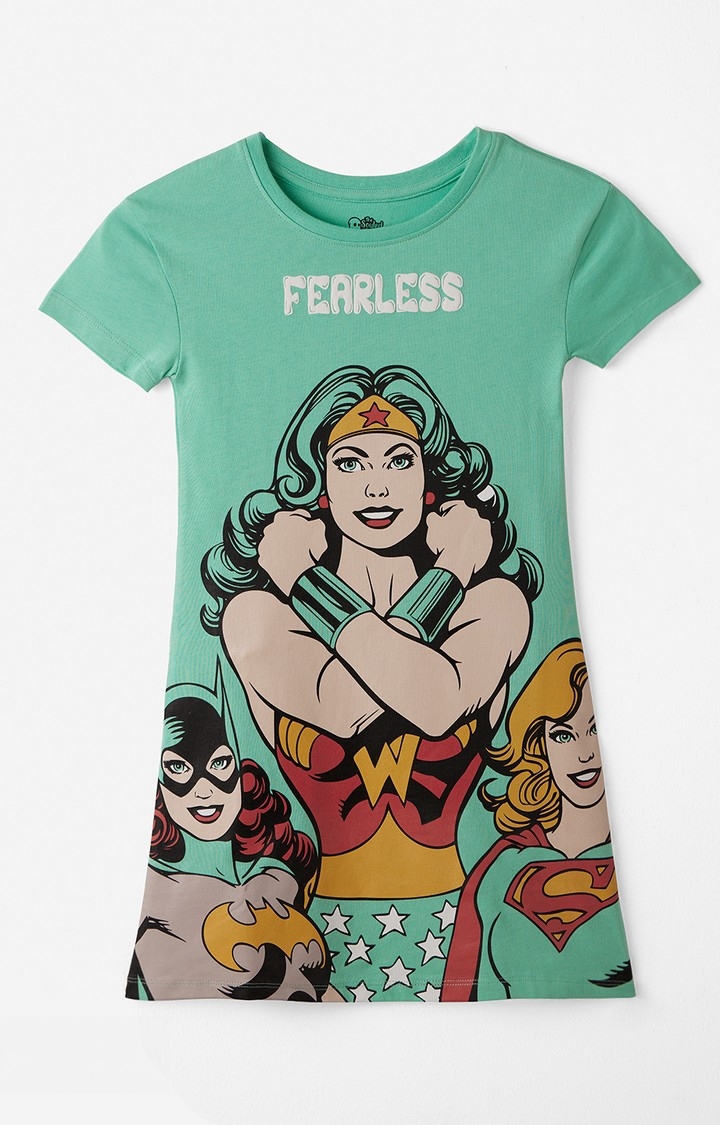 The Souled Store | Girls DC: Supergirls Girls Cotton Dresses