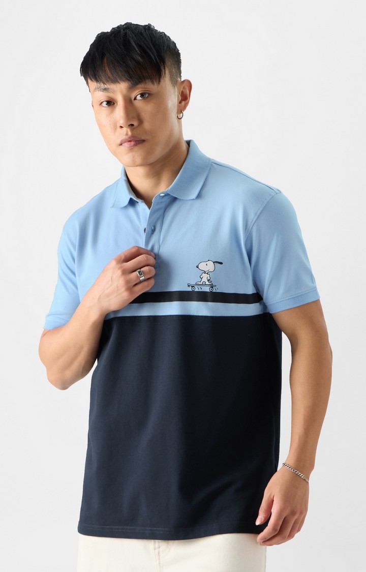 The Souled Store | Men's Peanuts: Skate It Off Polo T-Shirt
