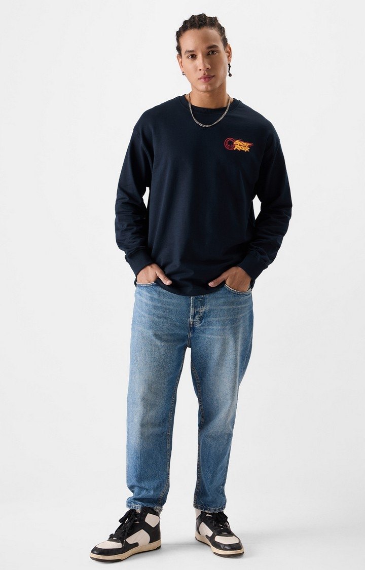 Men's Ghost Rider: Vengeance Oversized Full Sleeve T-Shirt