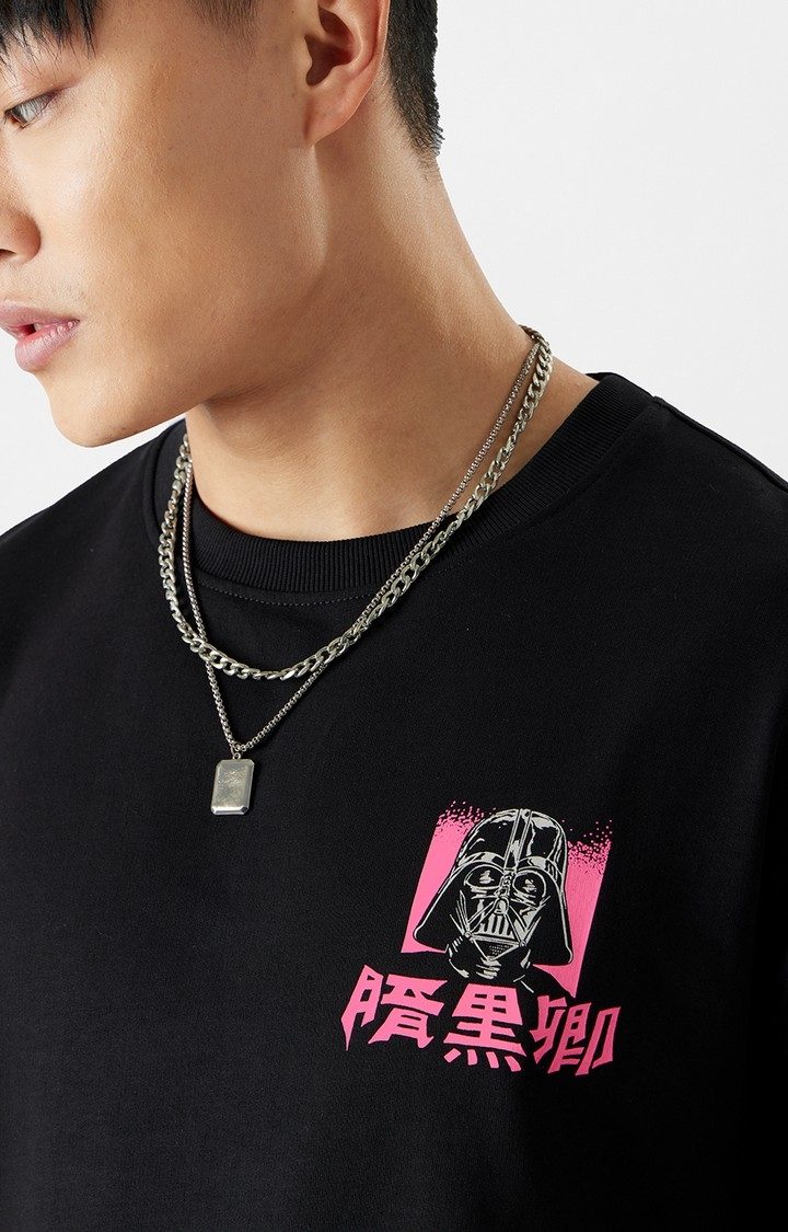 Men's Star Wars: Darth Vader Oversized Full Sleeve T-Shirt