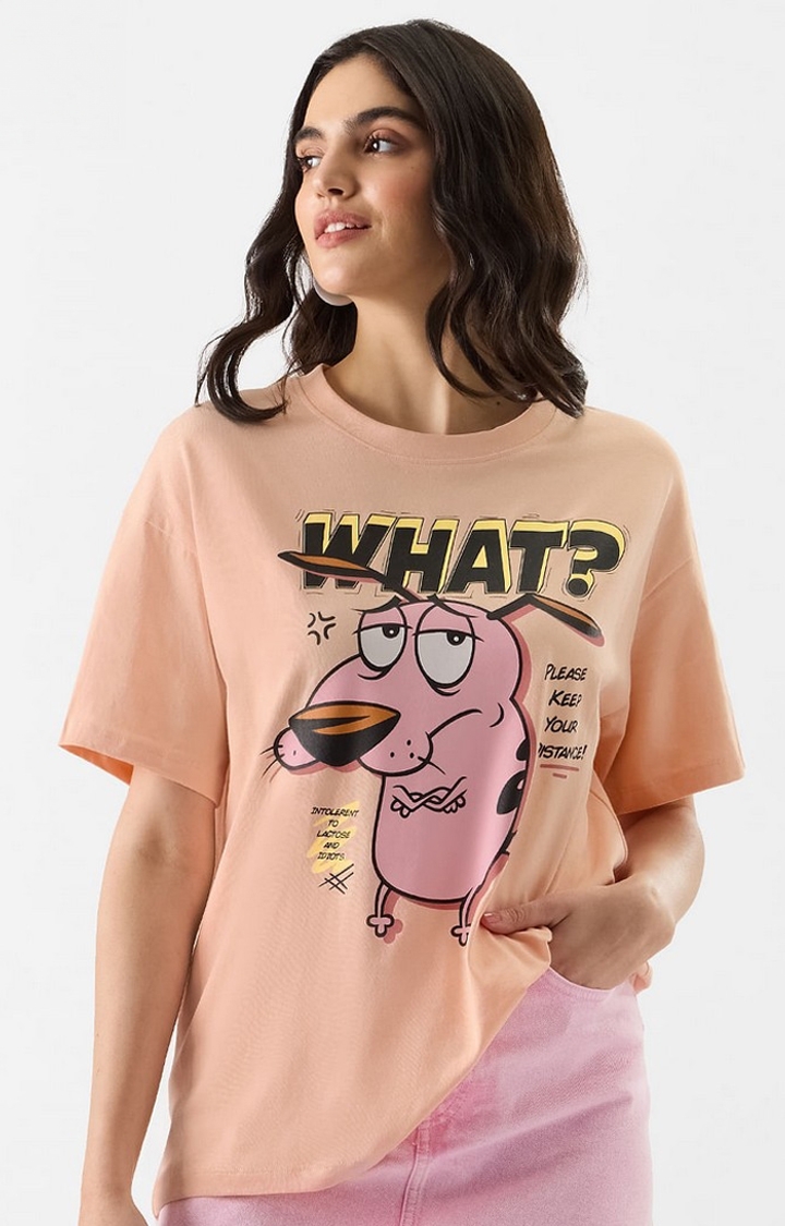 The Souled Store | Women's Courage: Say What? Women's Oversized T-Shirt