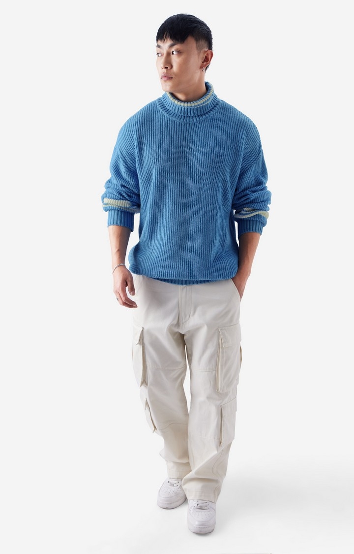 Men's Solids: Powder Blue Pullovers