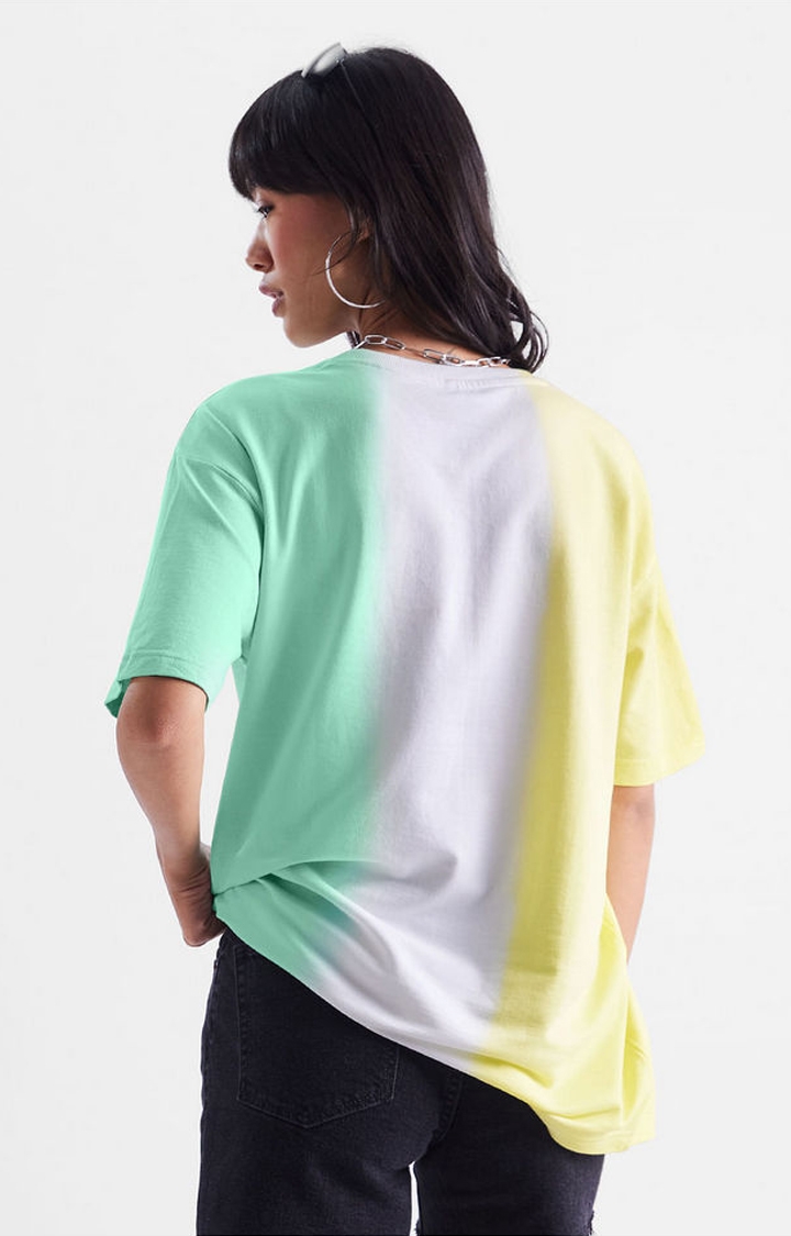 Women's Peanuts: Whatever Multicolour Printed Oversized T-Shirt