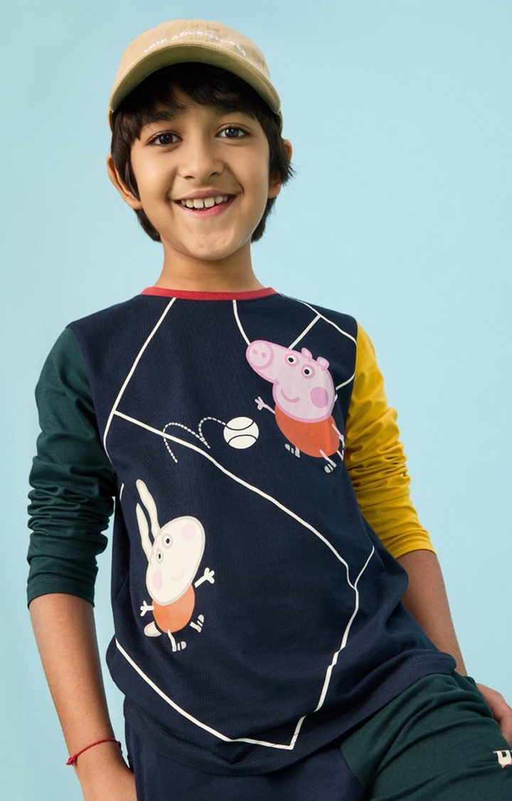 The Souled Store | Boys Peppa Squad Cotton T-Shirts