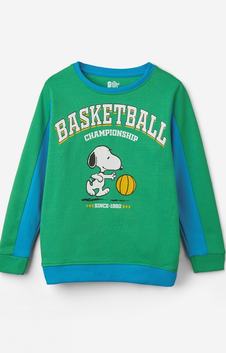 The Souled Store | Boys Peanuts: Dribbling Snoopy Boys Sweatshirts