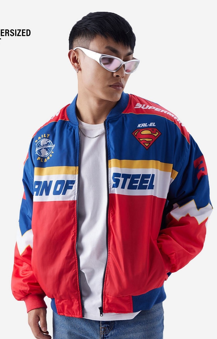 The Souled Store | Men's Superman: Kal-El Racer Jackets