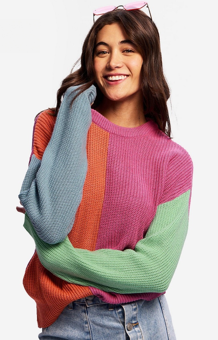 The Souled Store | Women's TSS Originals: Candy Pop Women's Oversized Sweaters