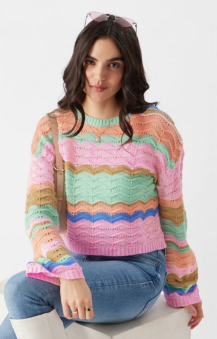 The Souled Store | Women's TSS Originals: Winter Wave Women's Oversized Sweaters