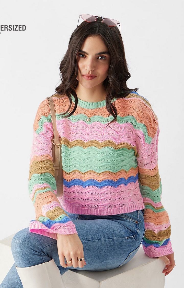 Women's TSS Originals: Winter Wave Women's Oversized Sweaters