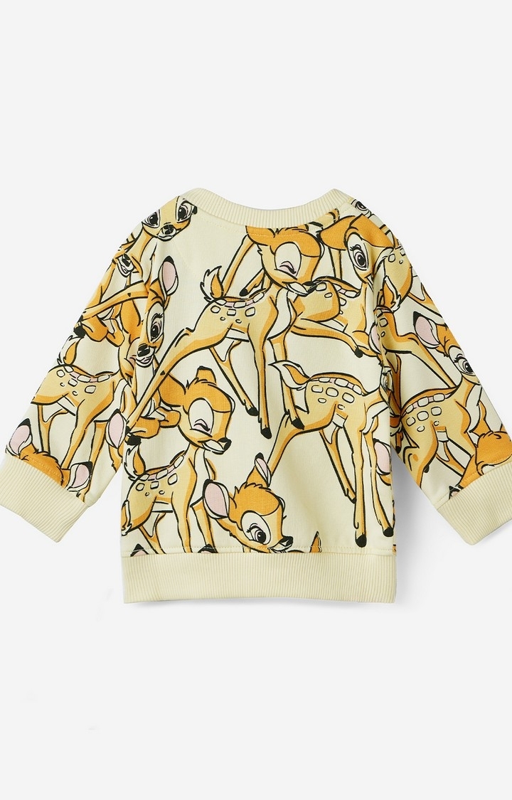 Girls Disney: Cute Bambi Girls Cotton Sweatshirts