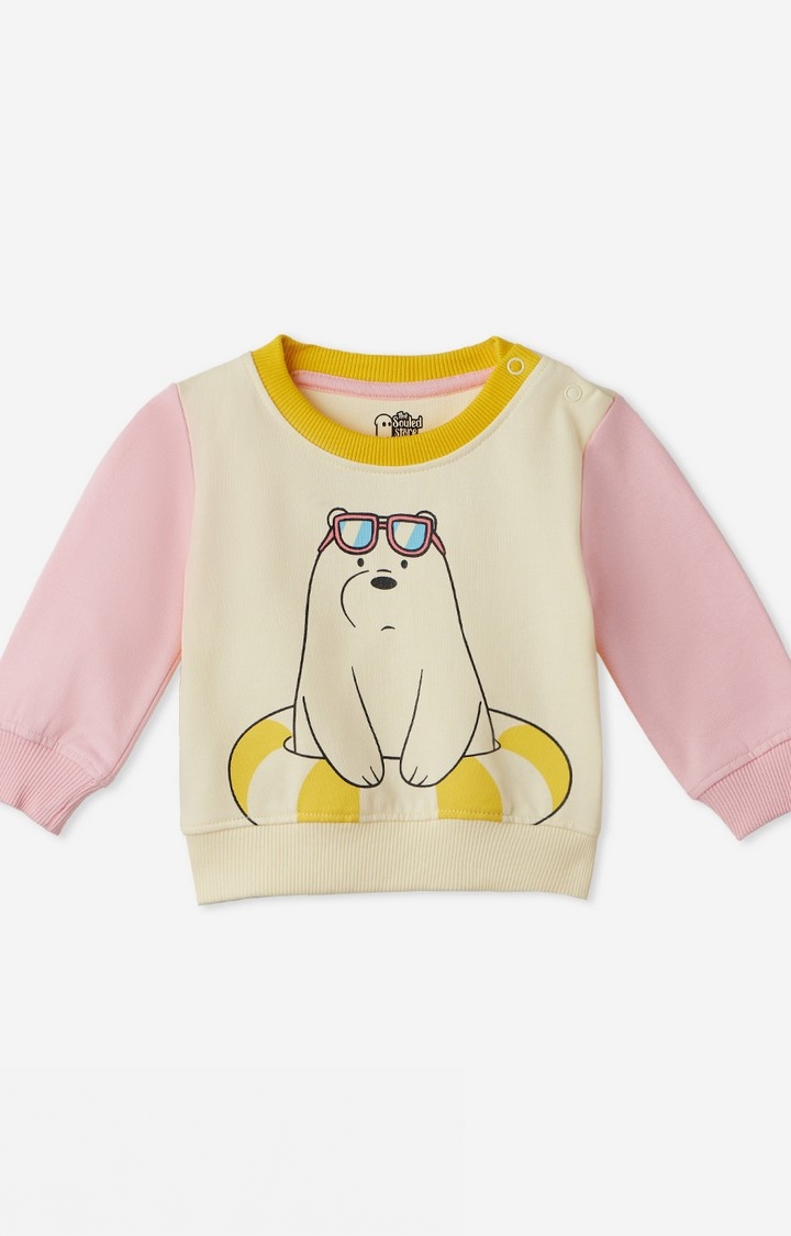 The Souled Store | Girls We Bare Bears: Ice Bear Girls Cotton Sweatshirts