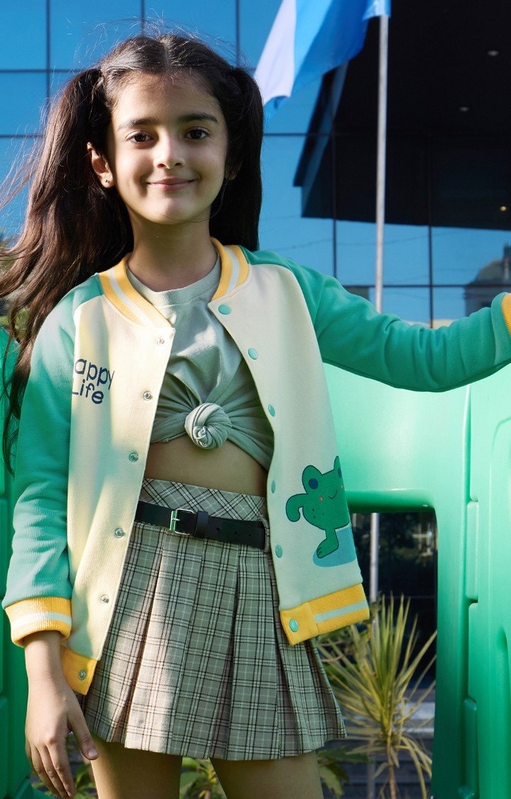 Girls TSS Originals: Happy Frog Girls Cotton Jackets