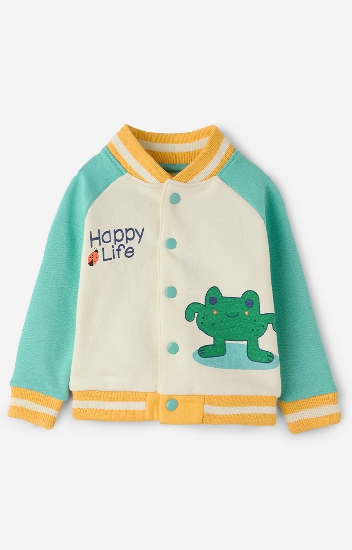 The Souled Store | Girls TSS Originals: Happy Frog Girls Cotton Jackets