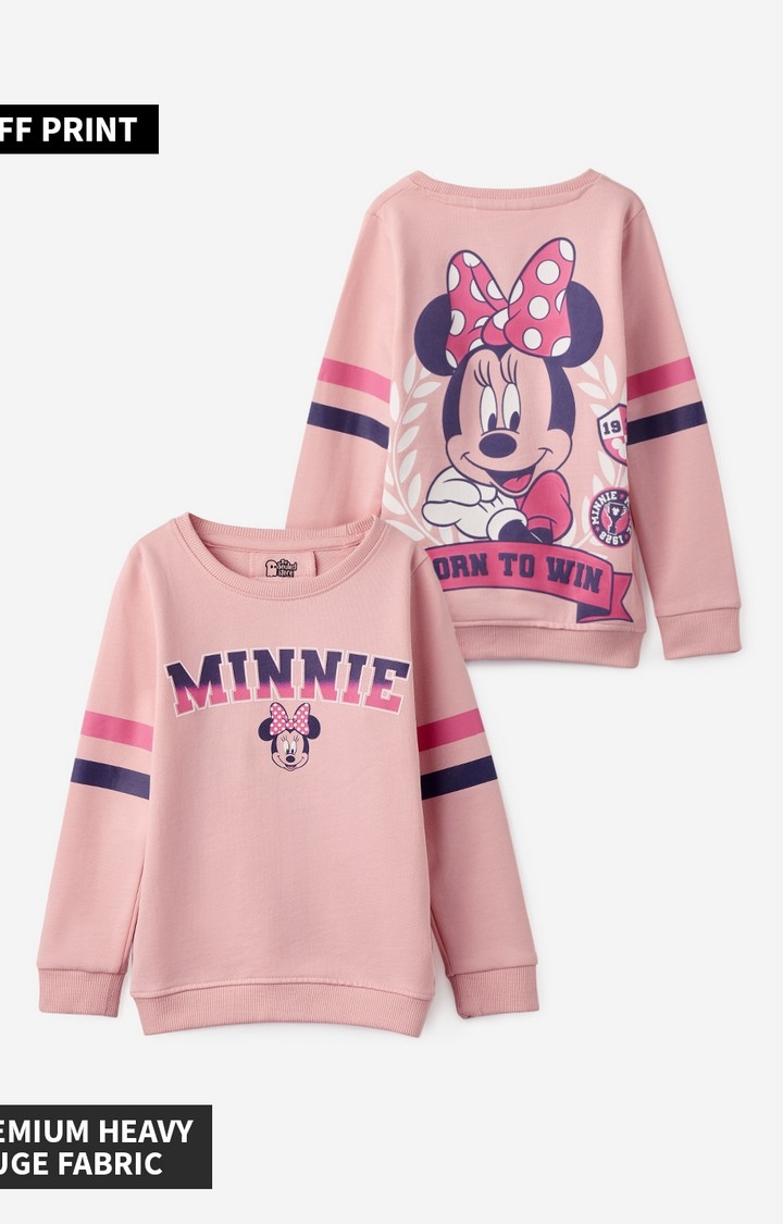 Girls Disney: Minnie Mouse Girls Cotton Sweatshirts