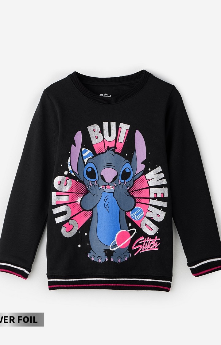 The Souled Store | Girls Lilo & Stitch: Cutie Girls Cotton Sweatshirts