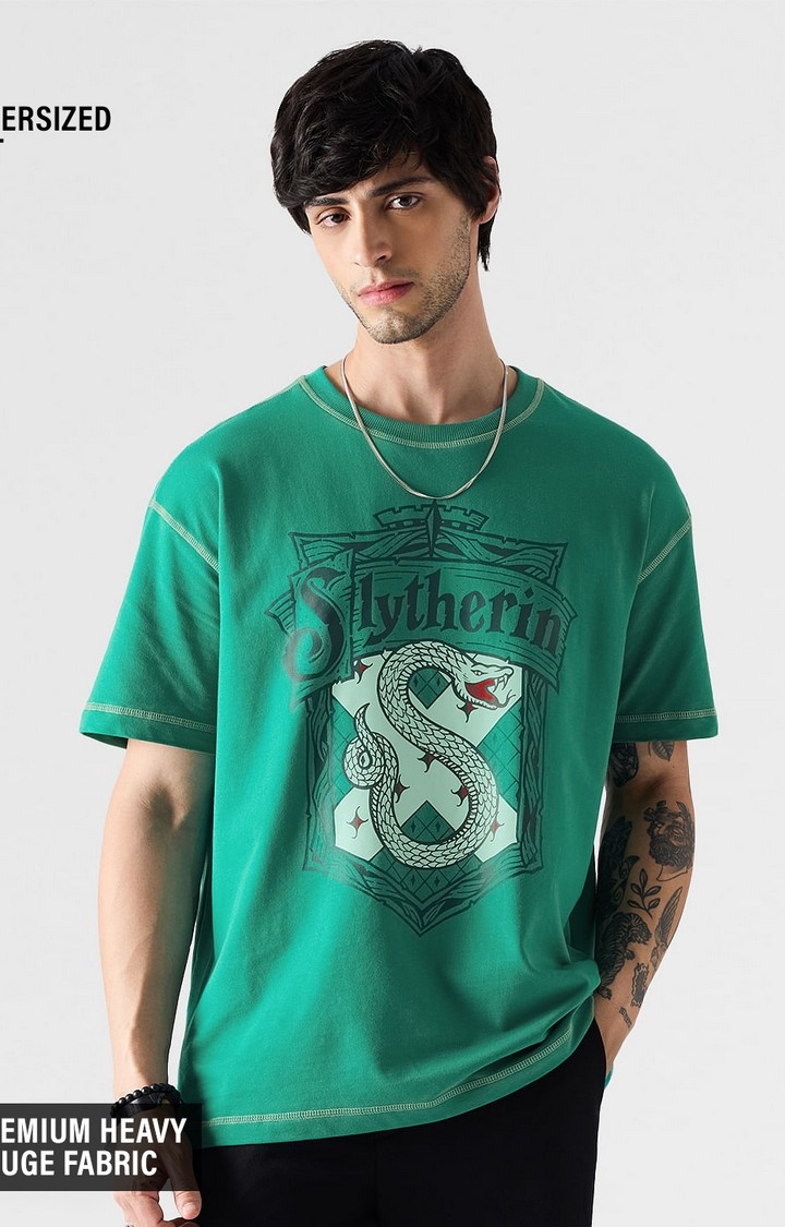 Men's Harry Potter: Slytherin Gang Oversized T-Shirt