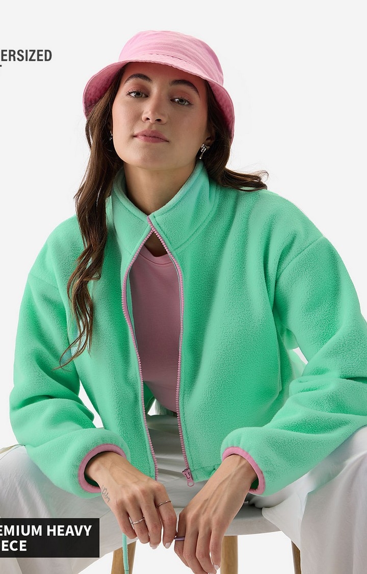The Souled Store | Women's Solids: Aquamarine Women's Jackets