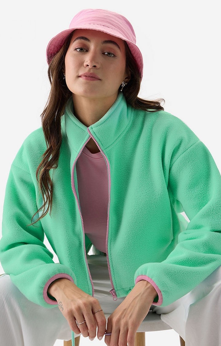 Women's Solids: Aquamarine Women's Jackets