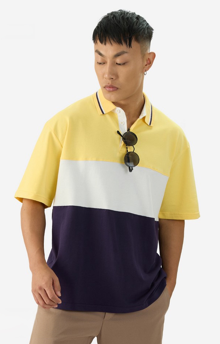 Men's Lemon Drop Oversized Oversized T-Shirt