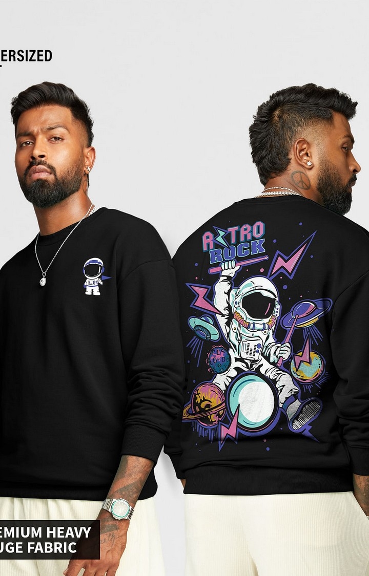 The Souled Store | Men's TSS Originals: Astro Rock Men's Oversized Sweatshirts