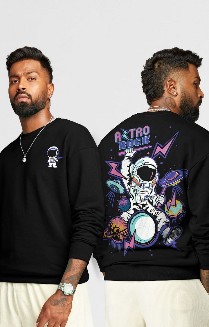 The Souled Store | Men's TSS Originals: Astro Rock Men's Oversized Sweatshirts