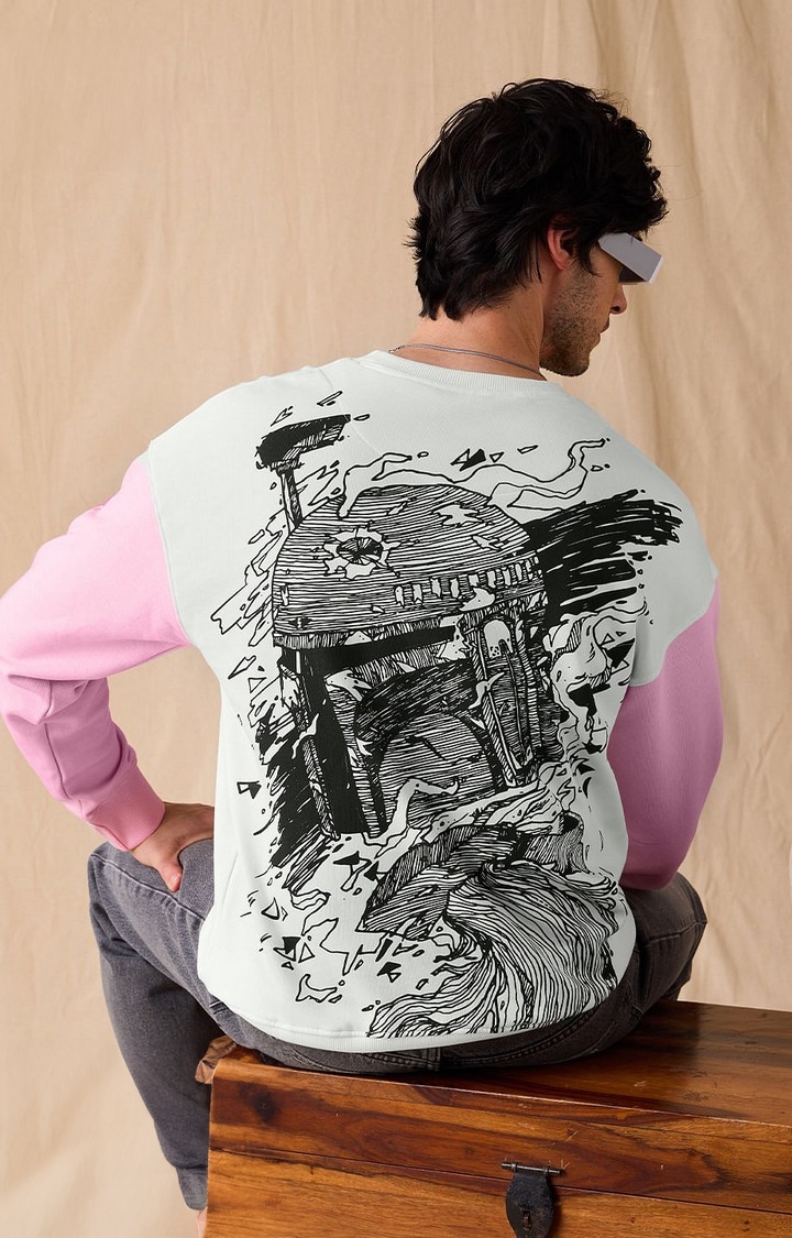 The Souled Store | Men's Star Wars: Boba Fett Men's Oversized Sweatshirts