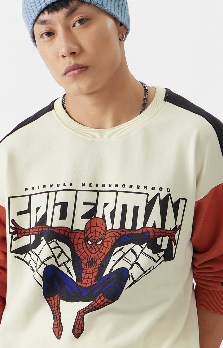 Men's Spider-Man: The Web Slinger Men's Oversized Sweatshirts