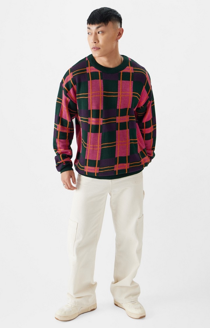 The Souled Store | Men's TSS Originals: Rectangle Rhapsody Oversized Pullovers