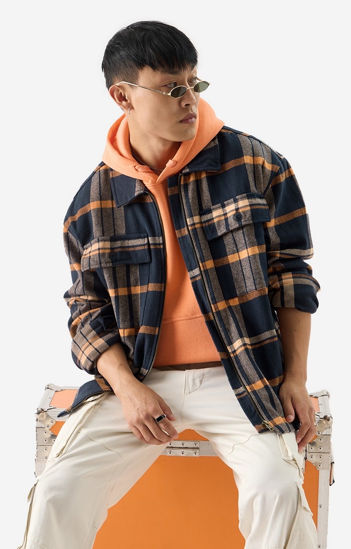 The Souled Store | Men's TSS Originals: Blurred Lines Men's Flannel Shackets