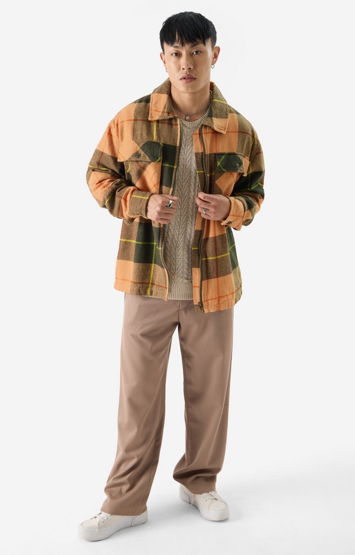 Men's TSS Originals: Ochre Vibes Men's Flannel Shackets