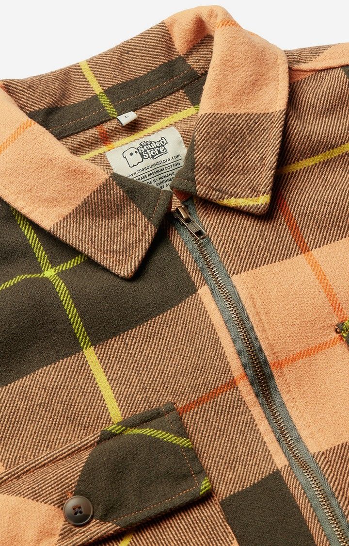 Men's TSS Originals: Ochre Vibes Men's Flannel Shackets