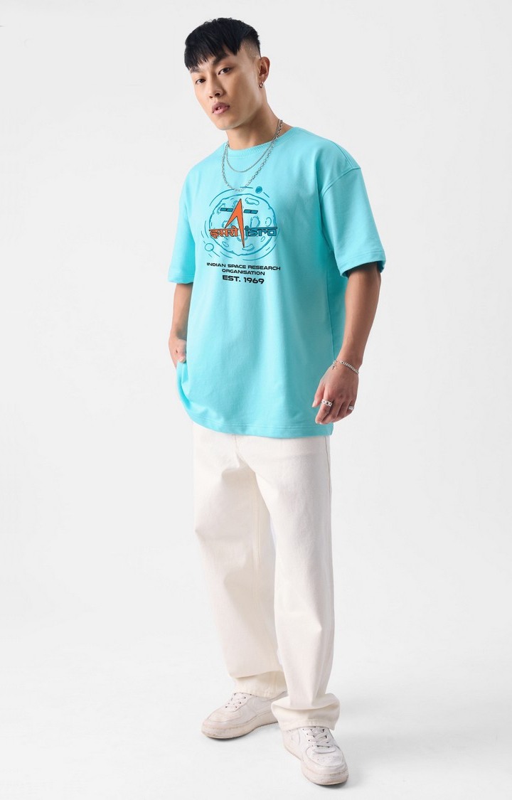 Men's Official ISRO Chandrayaan 3 Oversized T-Shirts