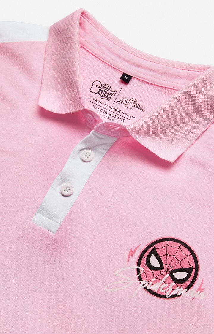 Men's Spider-Man Webtastic Rugby Polo T-Shirt