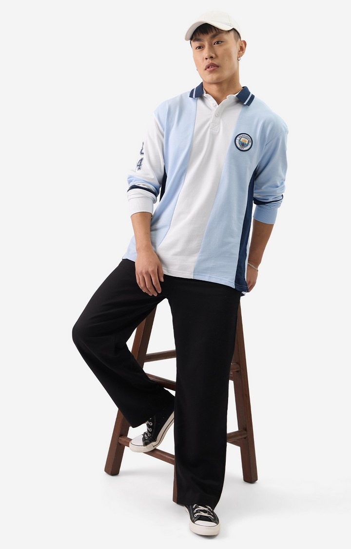 Men's Manchester City: Champs Forever Men's Rugby Polo T-Shirt