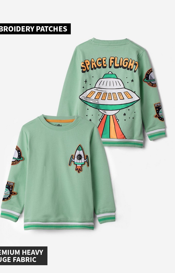 The Souled Store | Boys TSS Originals: Space Flight Boys Sweatshirts