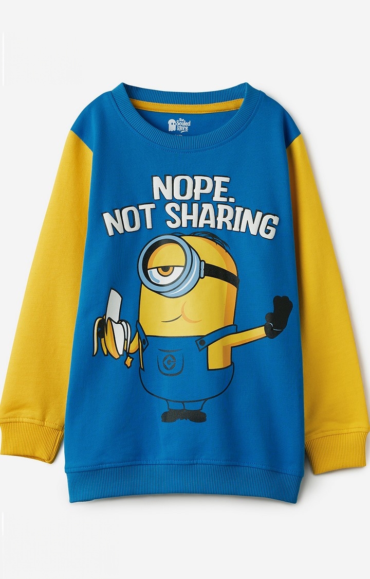 Boys Minions: Not Sharing Boys Sweatshirts